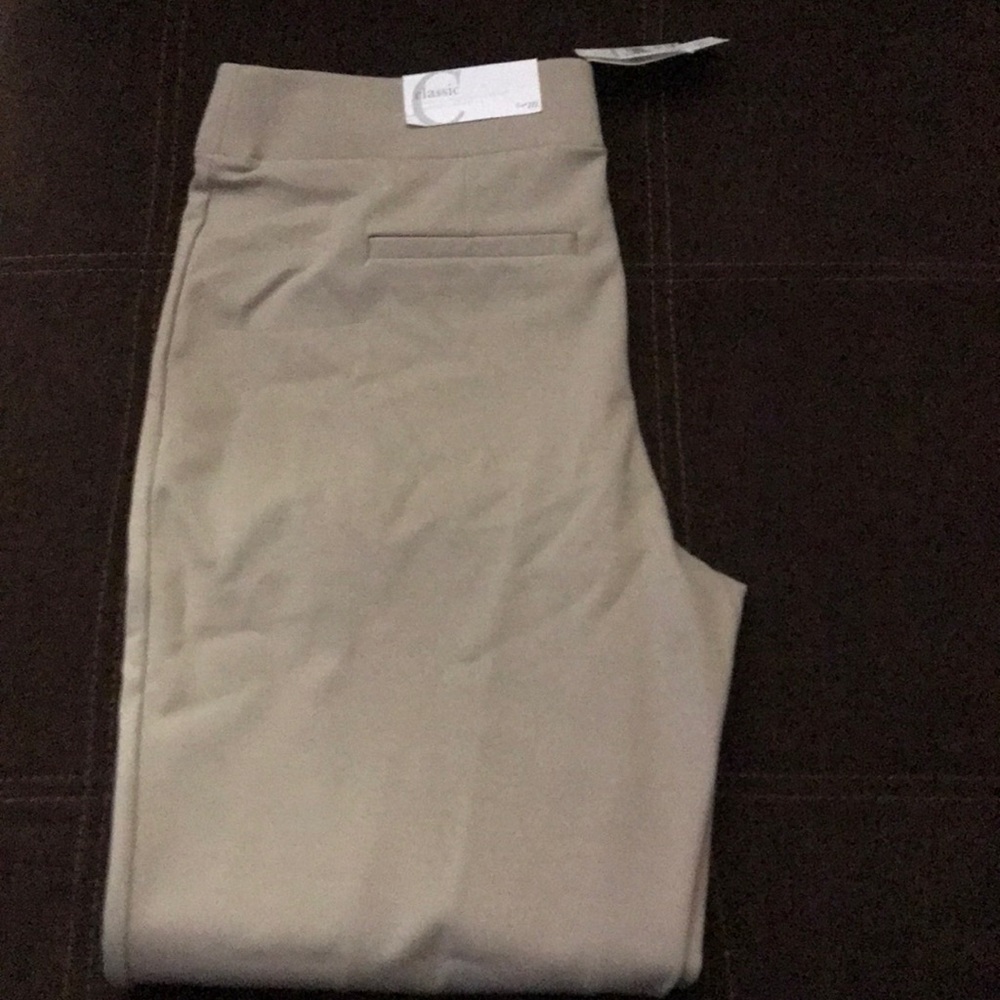 Cato size medium light khaki pull on dress pants.